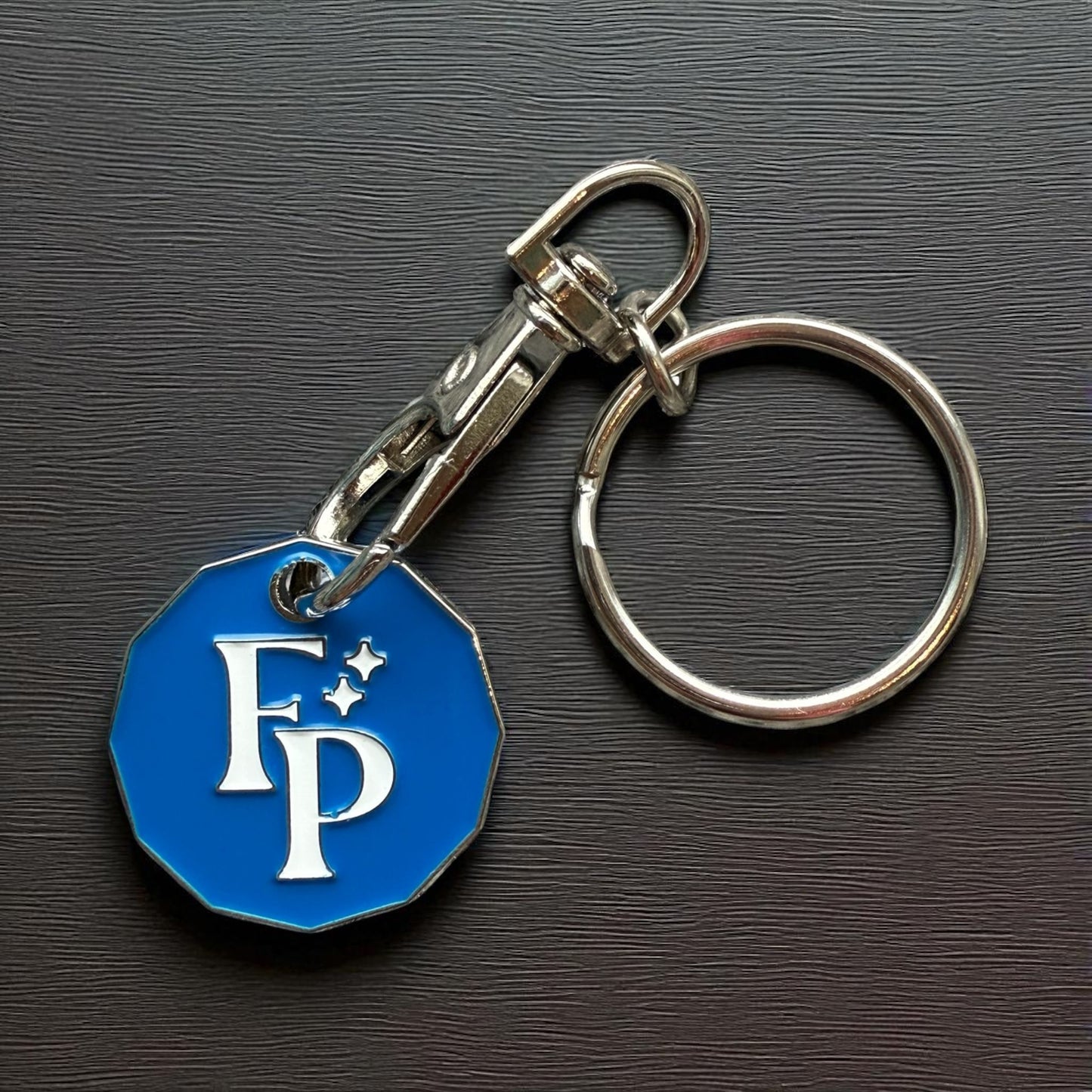 Oscar Piastri Helmet £ pound trolley coin - Keyring