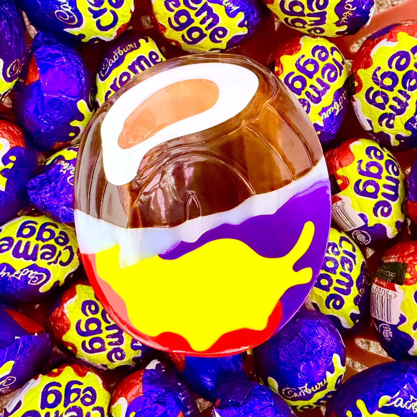 Creme Egg Hair Claw/Clip