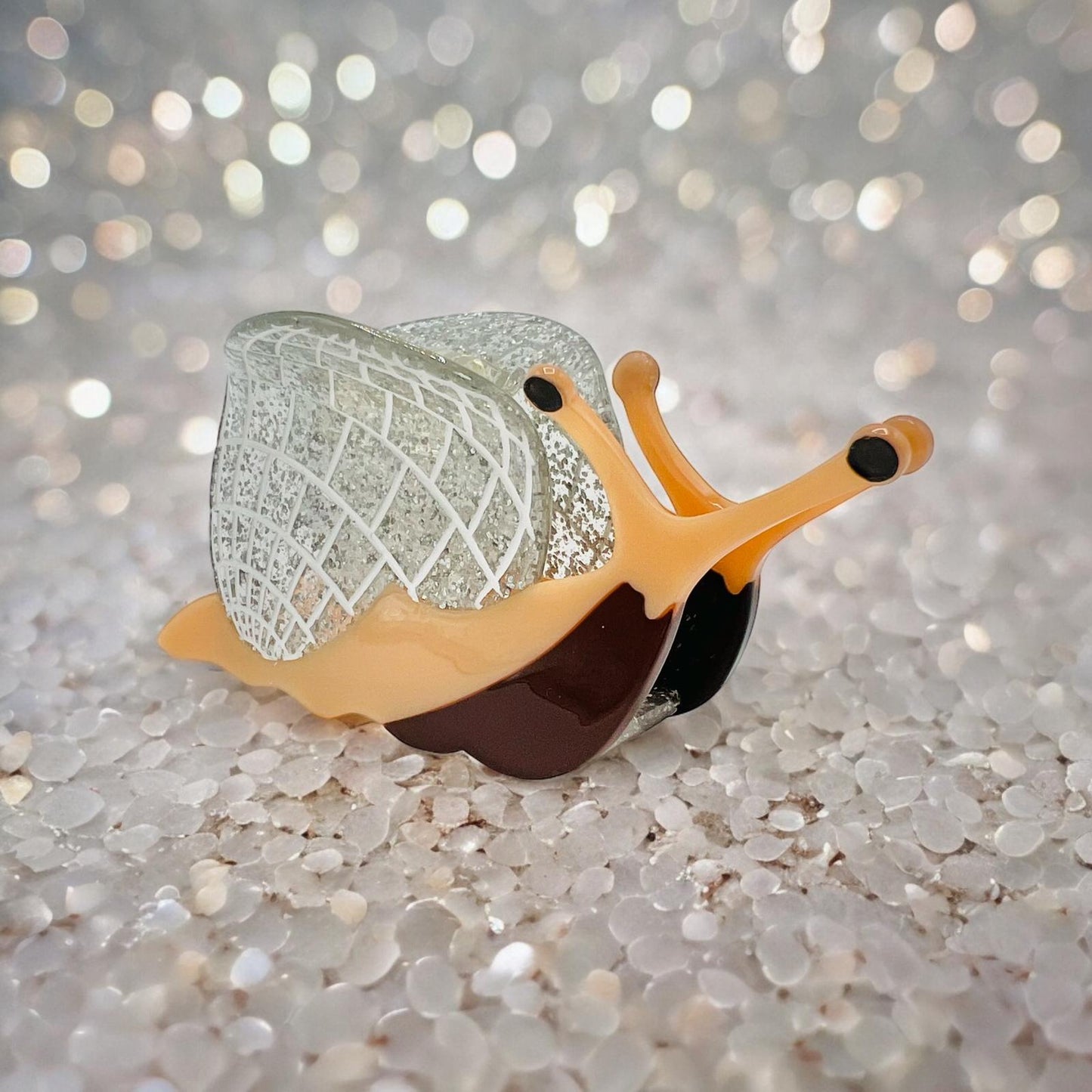 Disco Snail Hair Clip