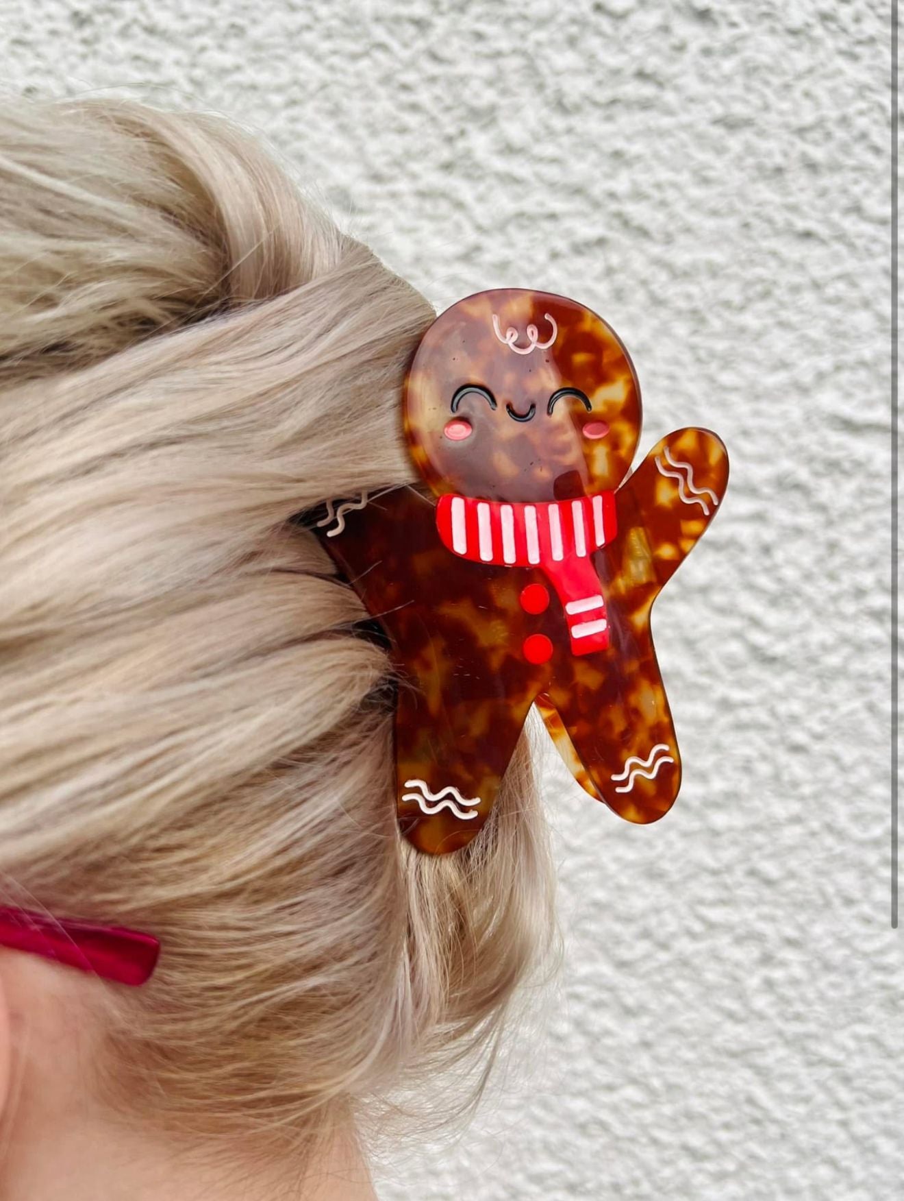 Gingerbread Man - Hair Clip
