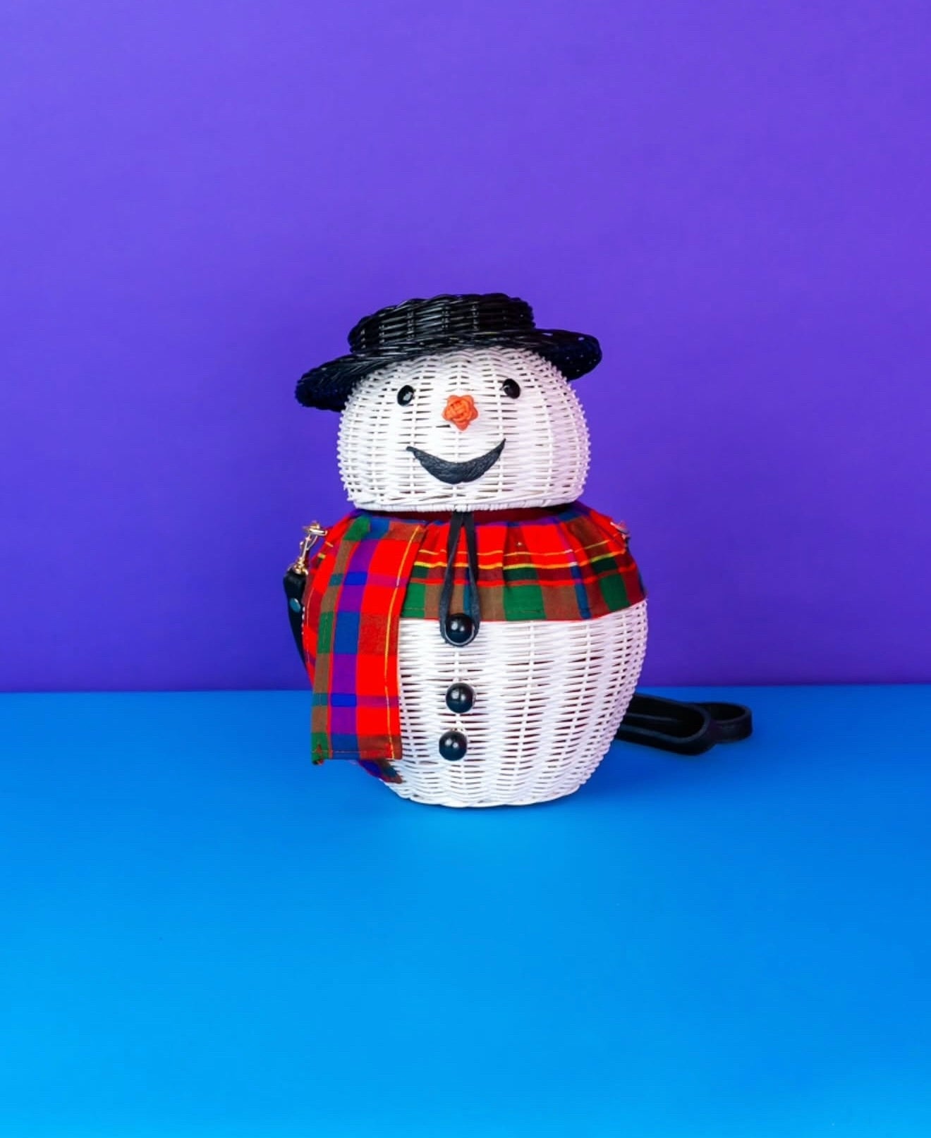 Wicker Darling Snowman