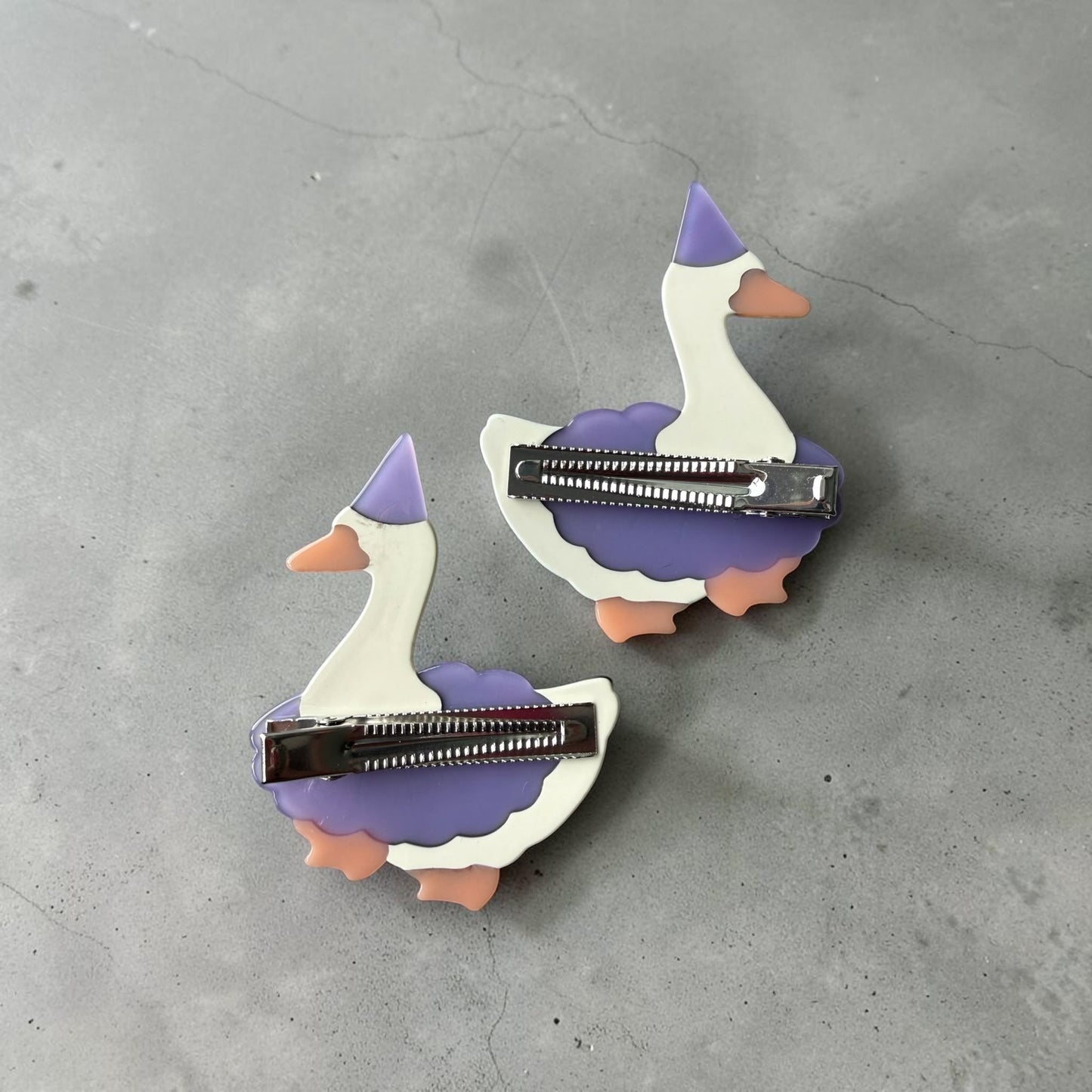 Silly Goose Hair Clip set - pack of TWO