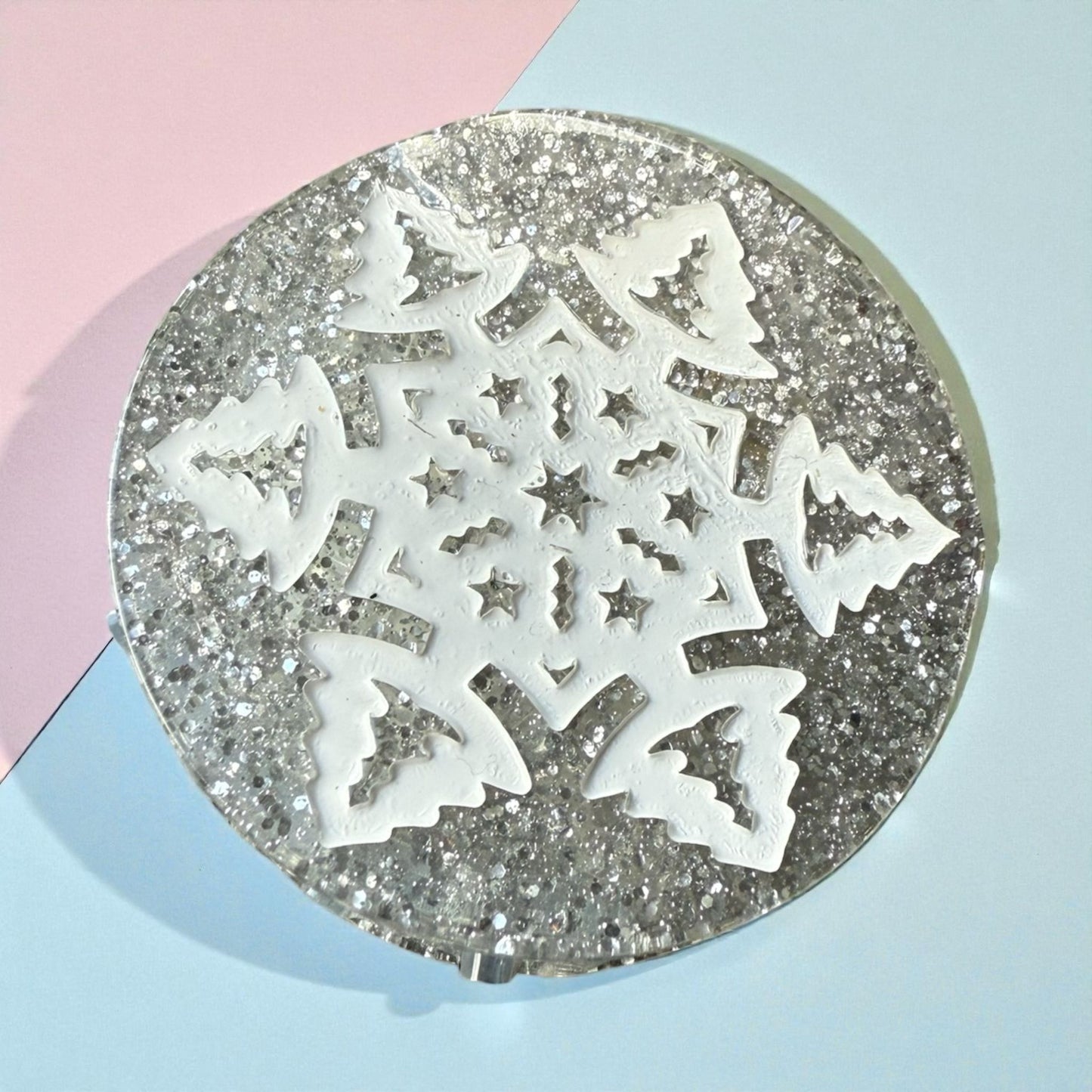 Christmas Snowflake Hair Claw Clip - 2 for £12