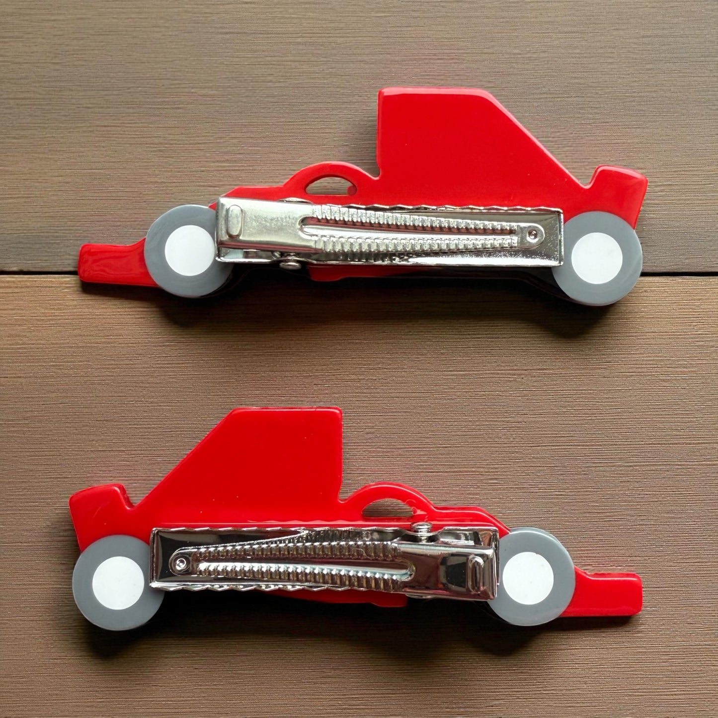 Ferrari F1 Car Hair Clip set - pack of TWO
