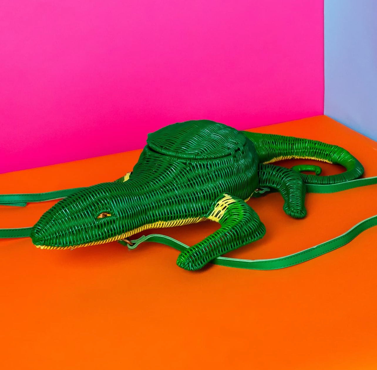 Wicker Darling - Lizard Backpack