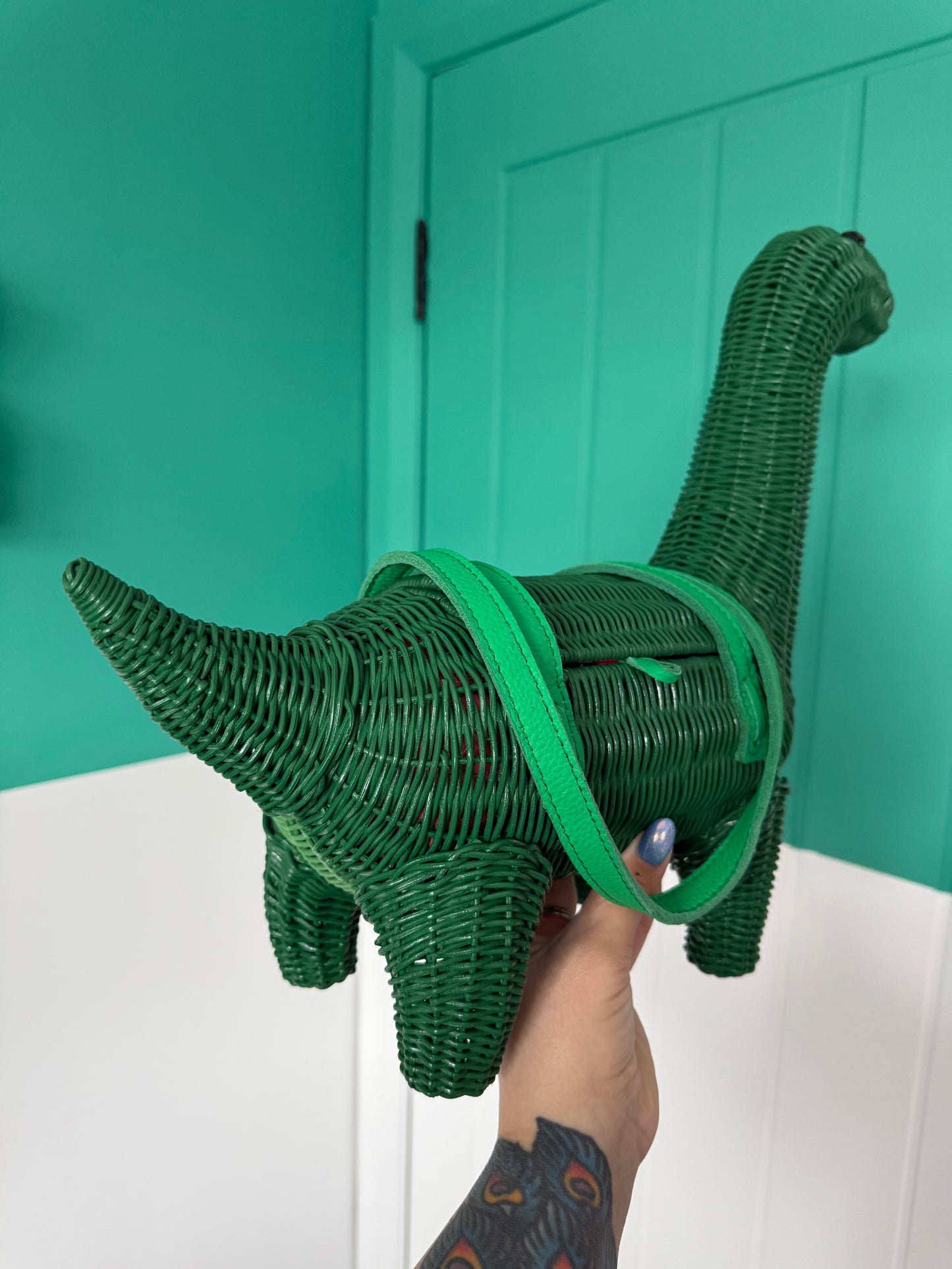 Wicker Darling Brontosaurus Bag