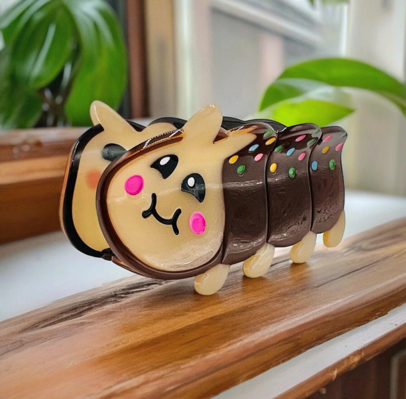 Caterpillar Hair Clip