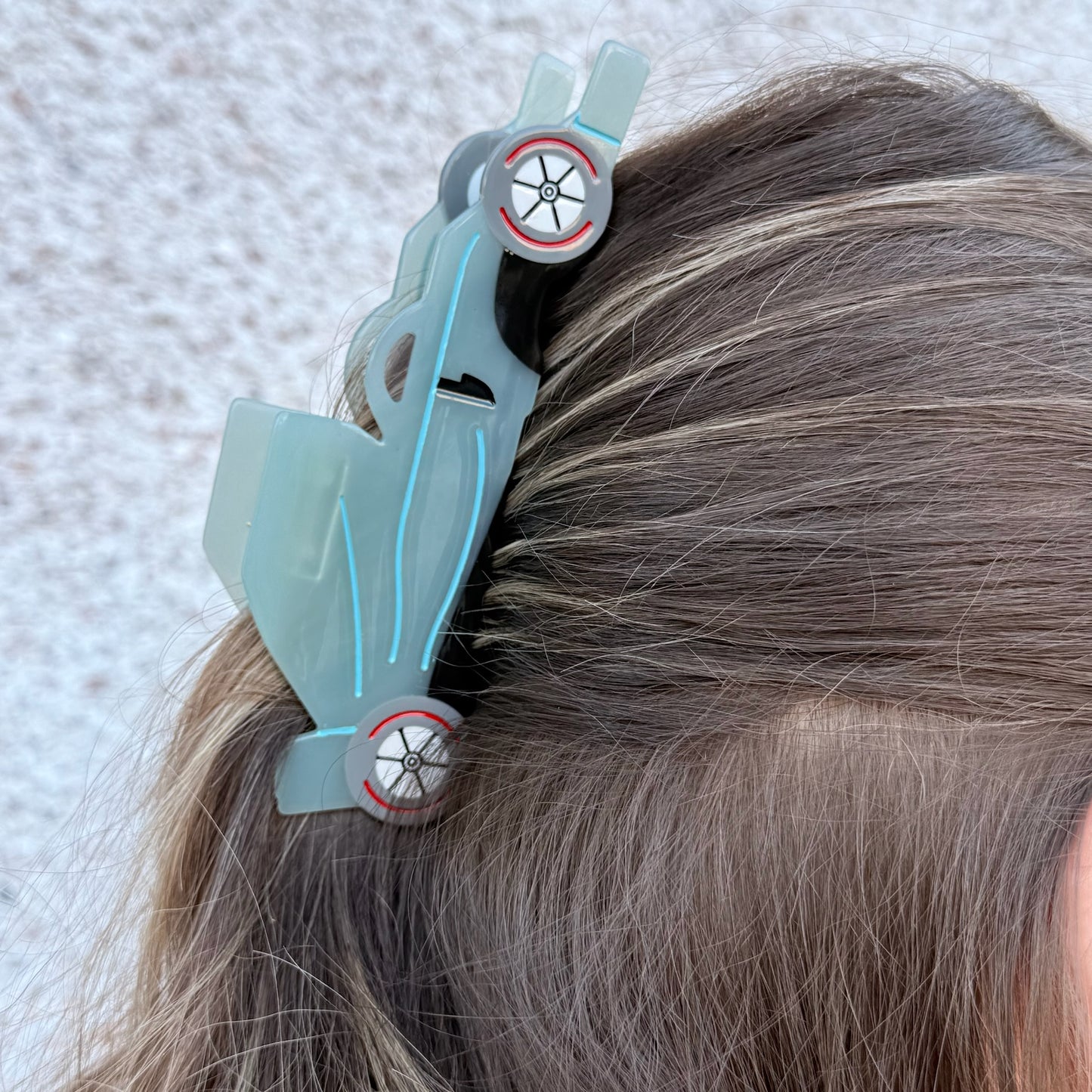 Mercedes Silver Arrows - F1 Car Hair Claw/Clip