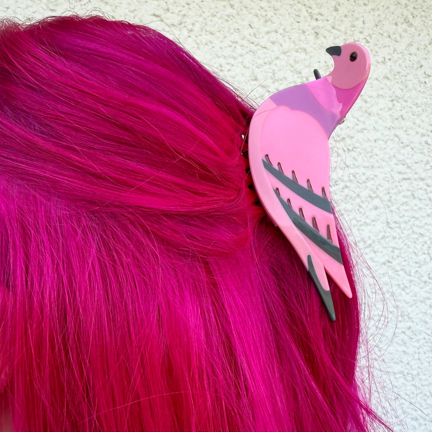 Pink Pigeon Hair Claw/Clip