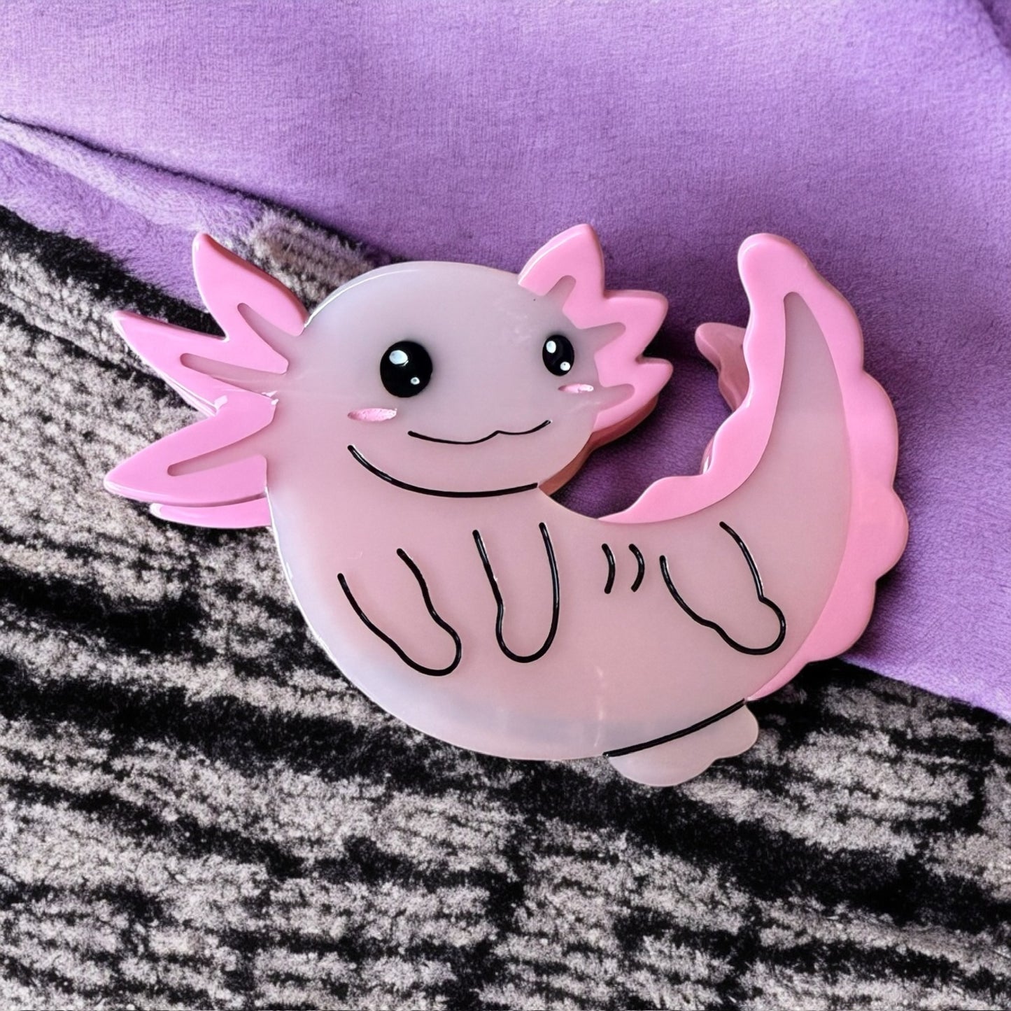 Axolotl Hair Claw/Clip