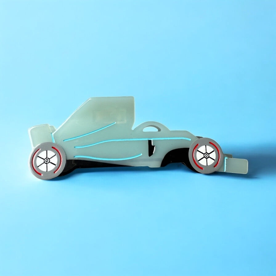 Mercedes Silver Arrows - F1 Car Hair Claw/Clip