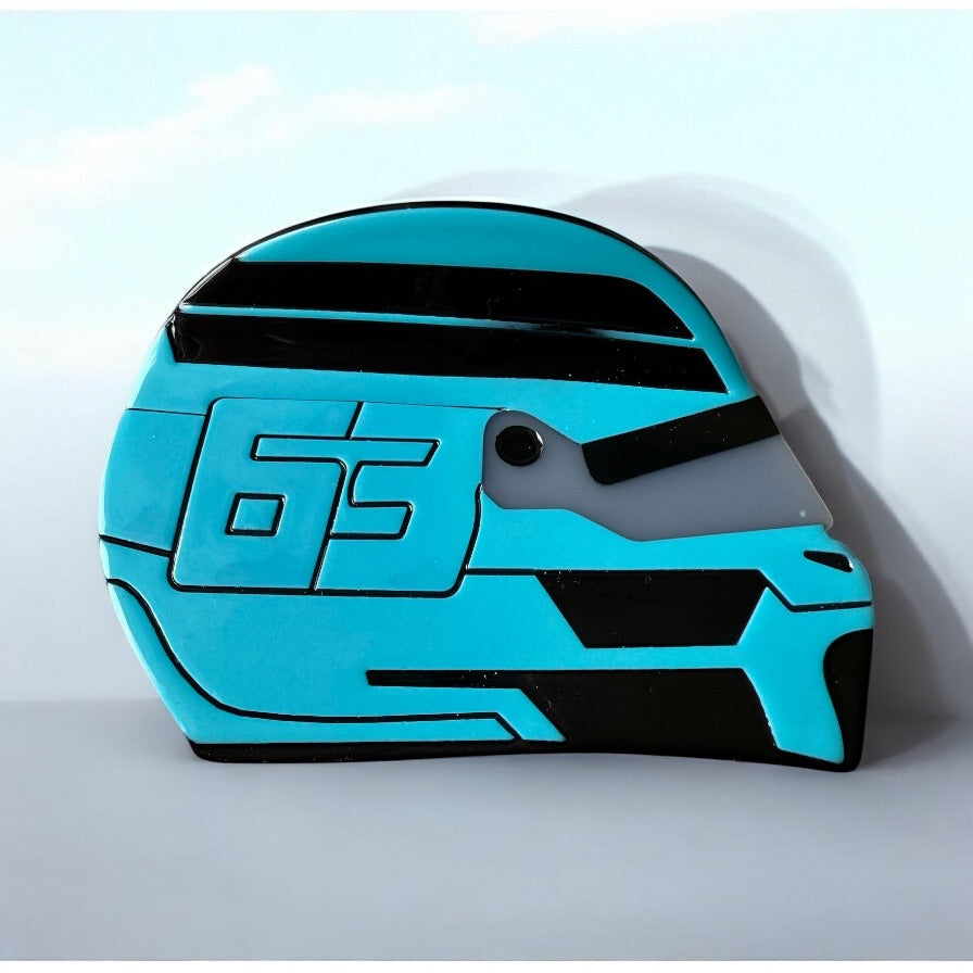 George Russell Helmet - Hair Clip/Claw