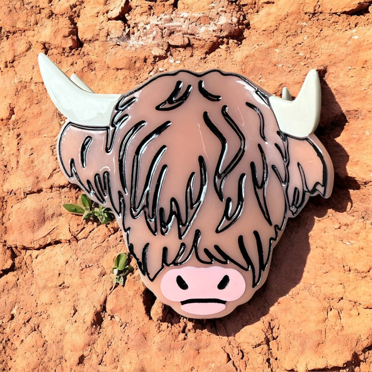 Highland Cow Hair Claw/Clip