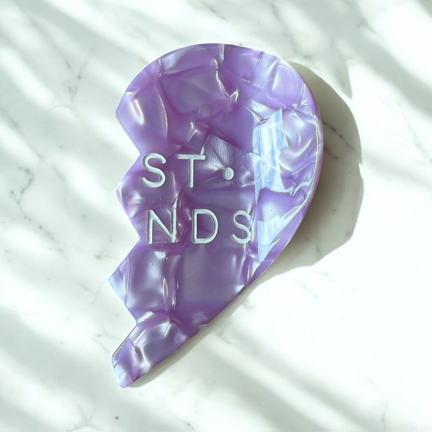 90's Best Friends heart hair claw/clip - 2 for £24