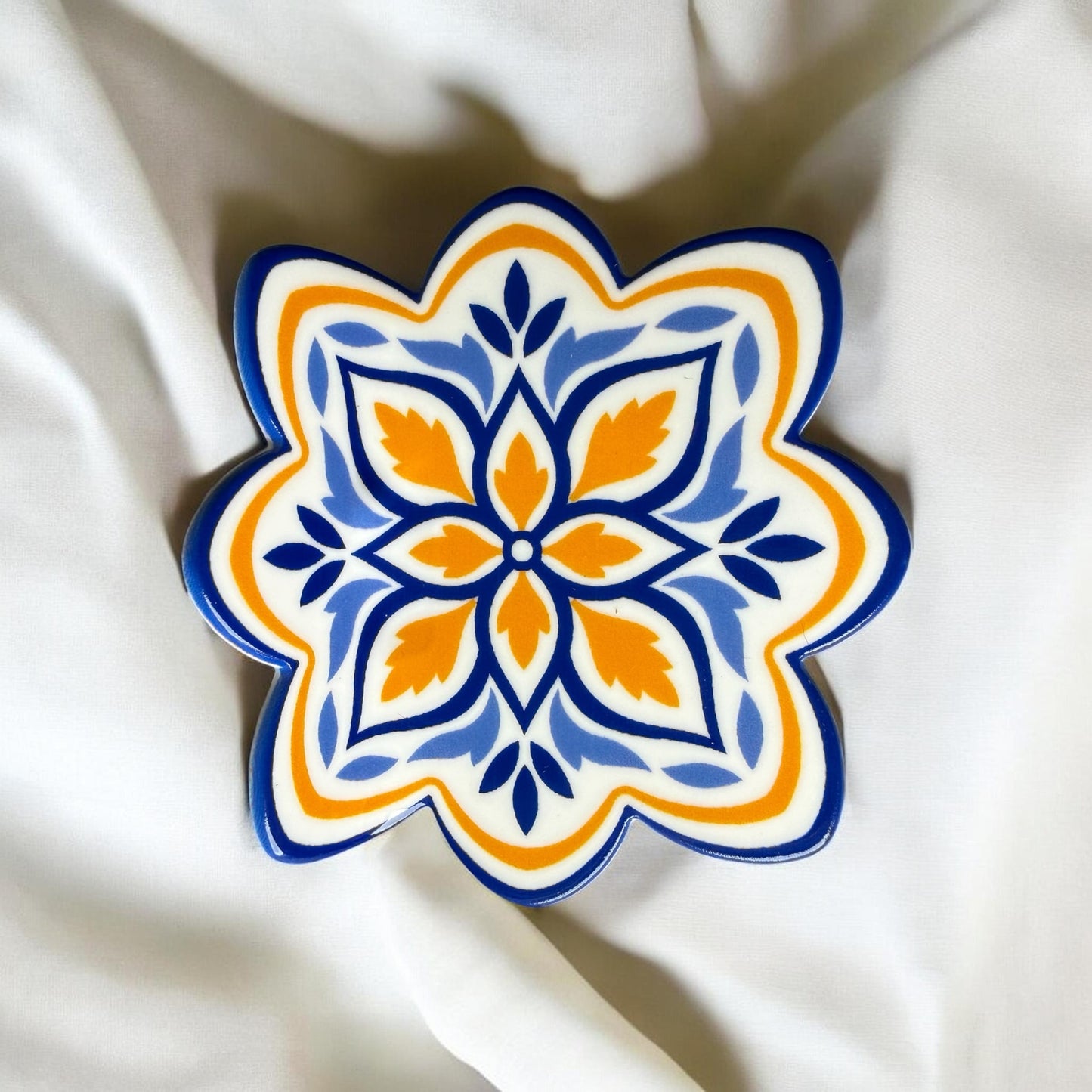 Mediterranean Tile Hair Claw