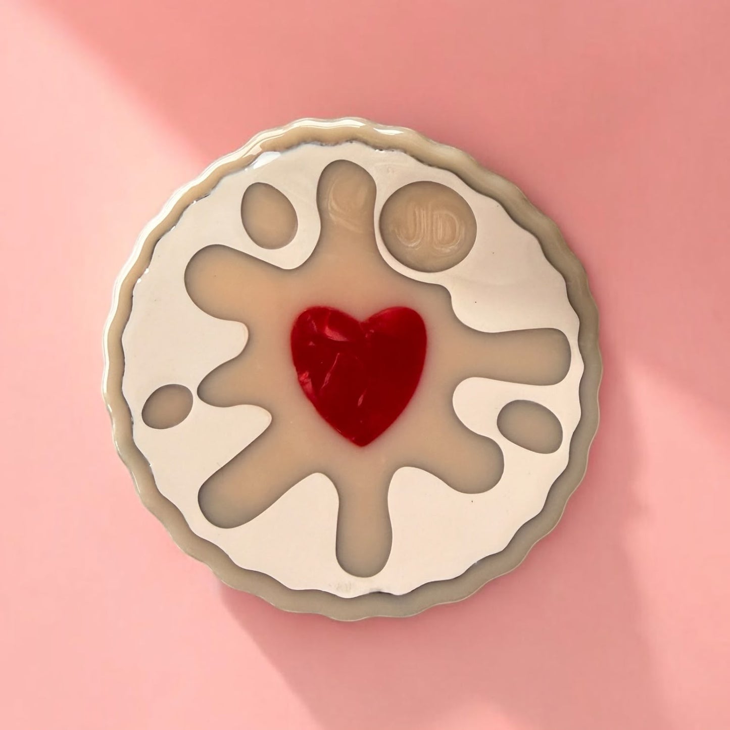 Jammy Dodger Biscuit Hair Clip / Claw