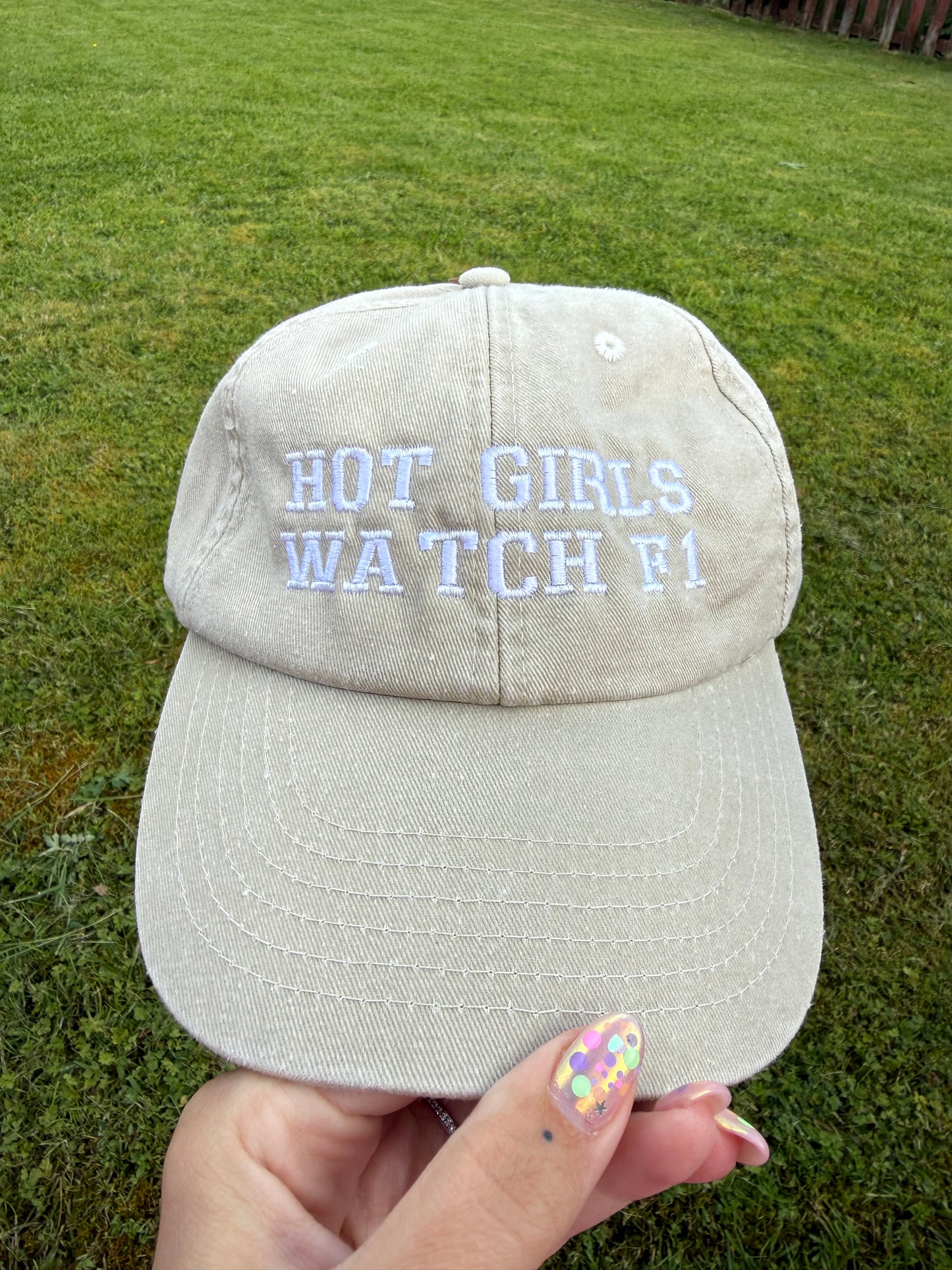 Hot Girls Watch F1 Cap - Custom Colours