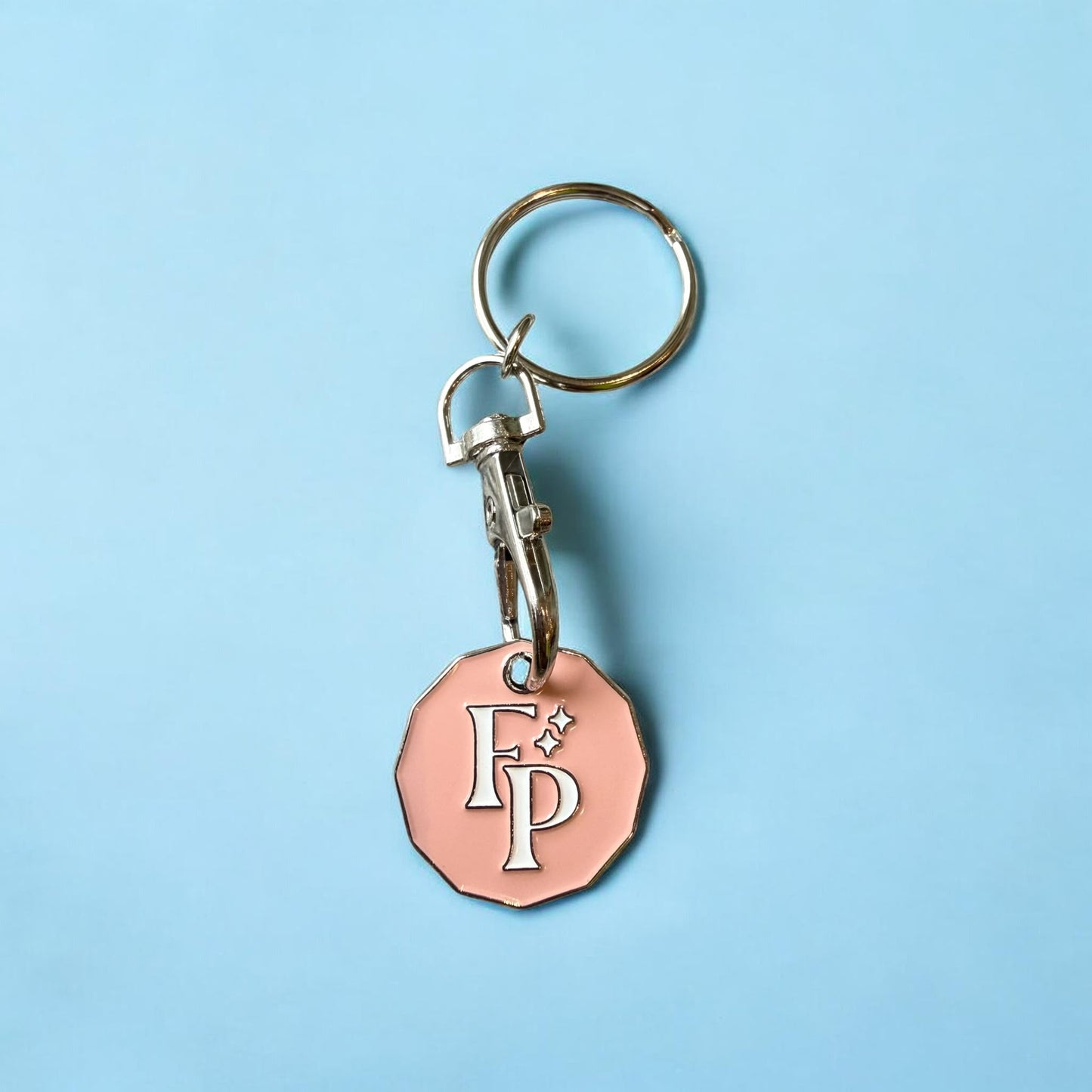 Cowboy Goose £ pound trolley coin - Keyring