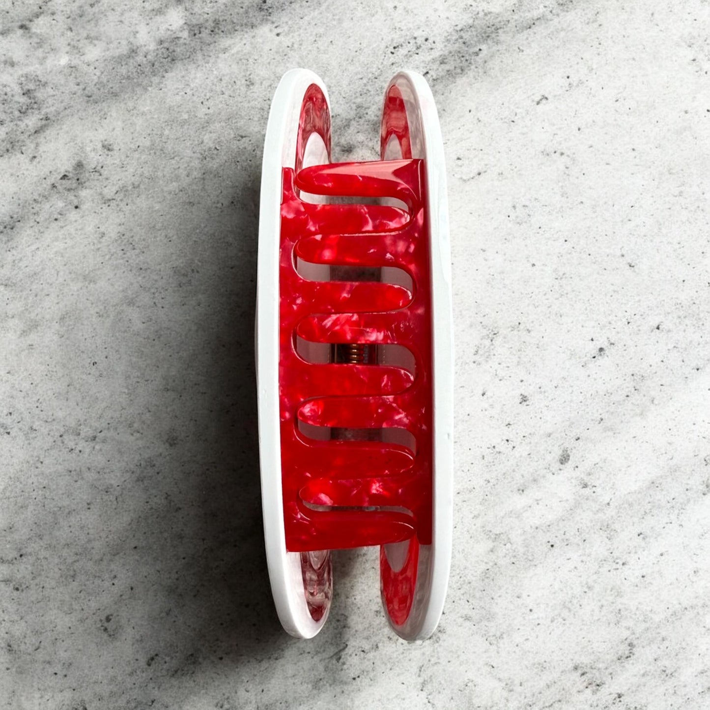 Rugby Ball Hair Claw Clip