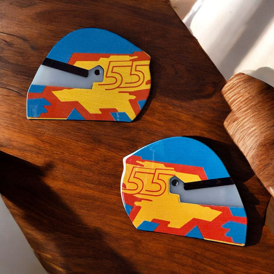 Carlos Sainz Helmet Hair Clip set - pack of TWO