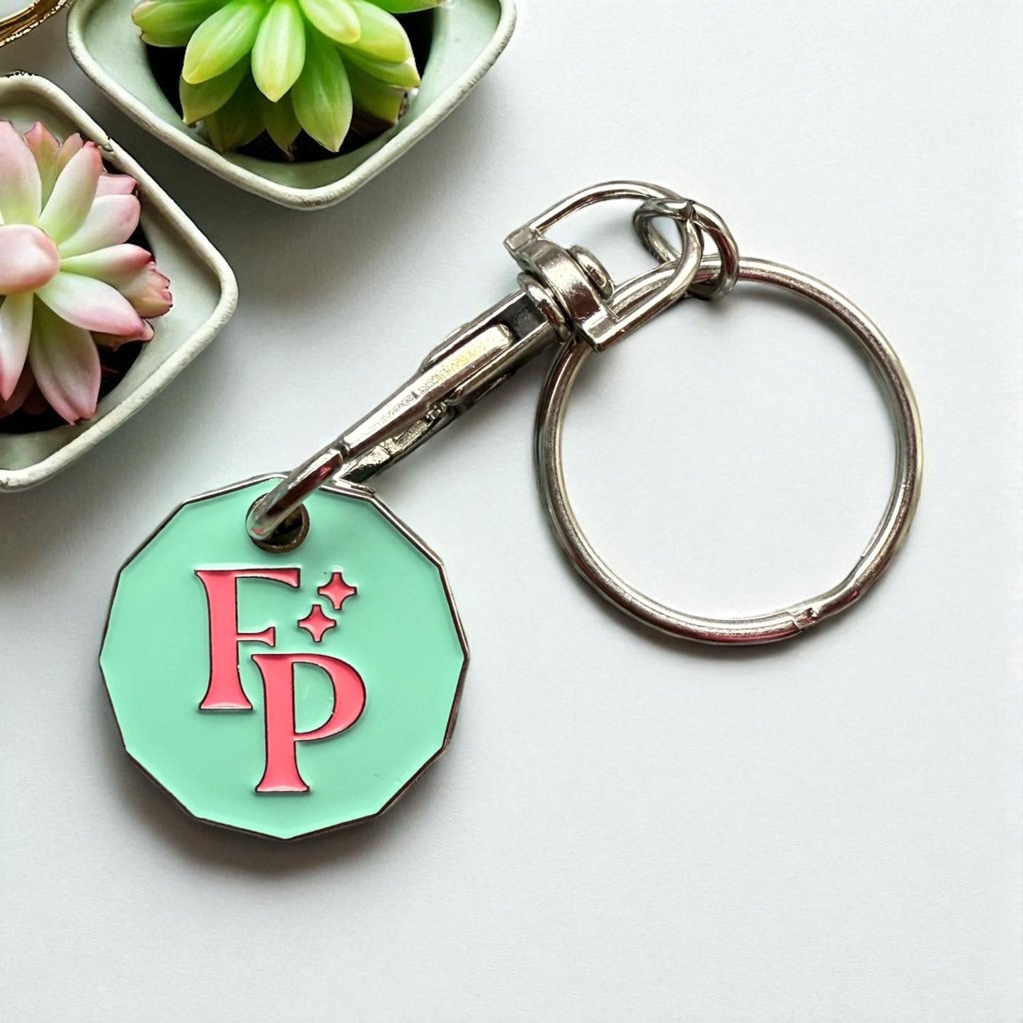 Silly Goose £ pound trolley coin - Keyring