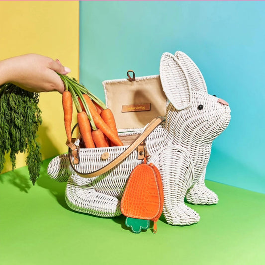 PRE ORDER - Wicker Darling Harvey Rabbit Bag