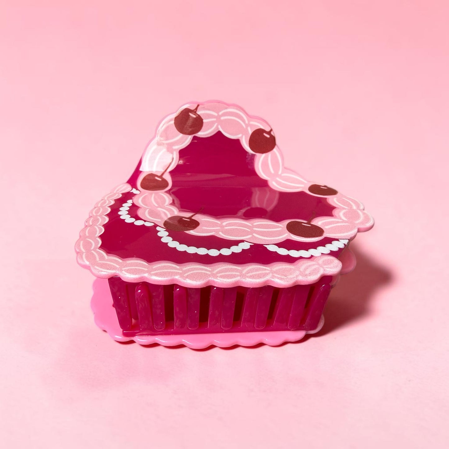 Pink Vintage Cake Hair Claw