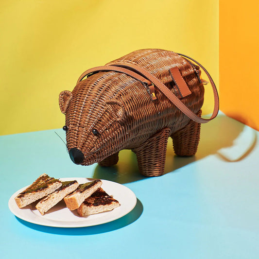 Wicker Darling Wombat Bag
