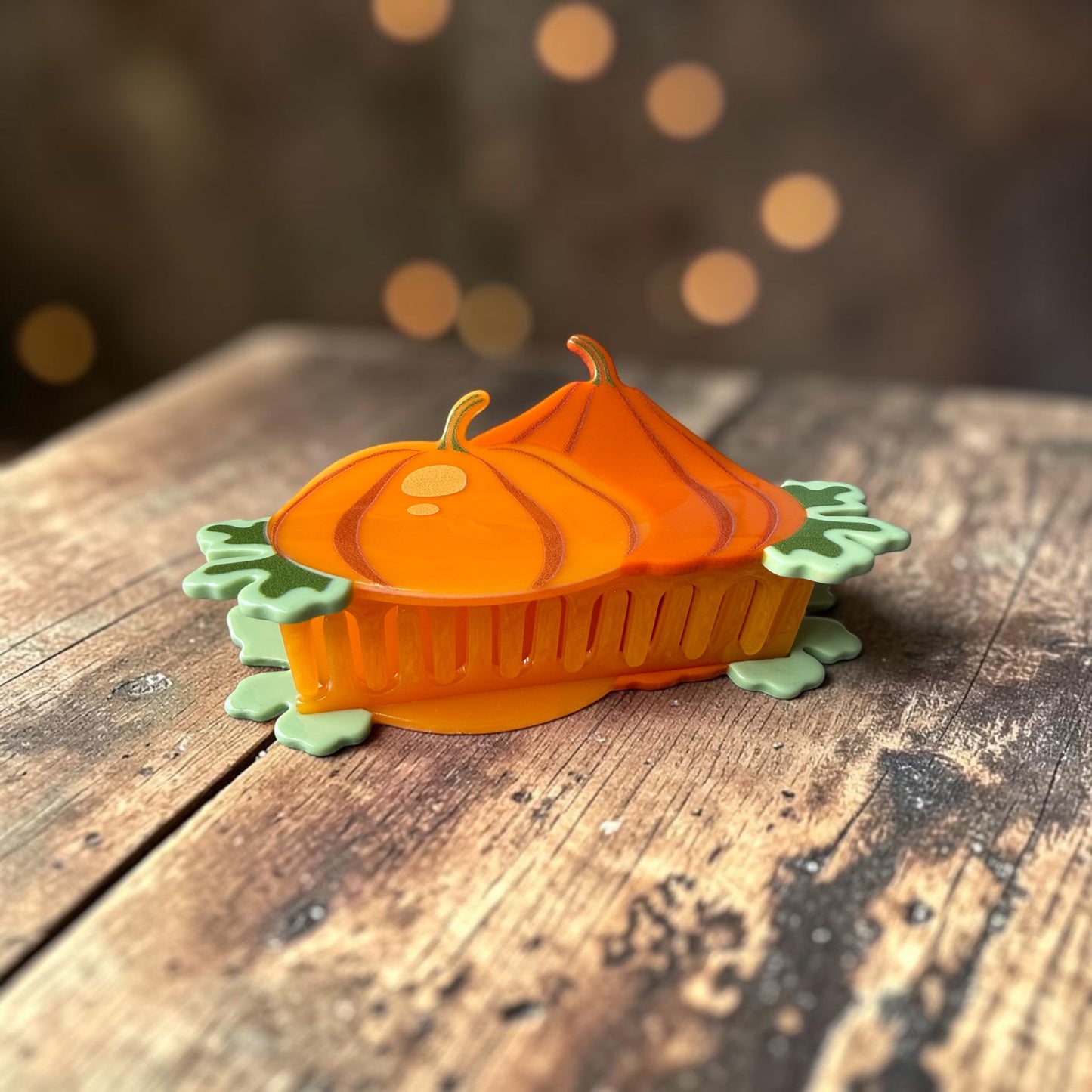 Pumpkins Hair Clip / Claw Halloween