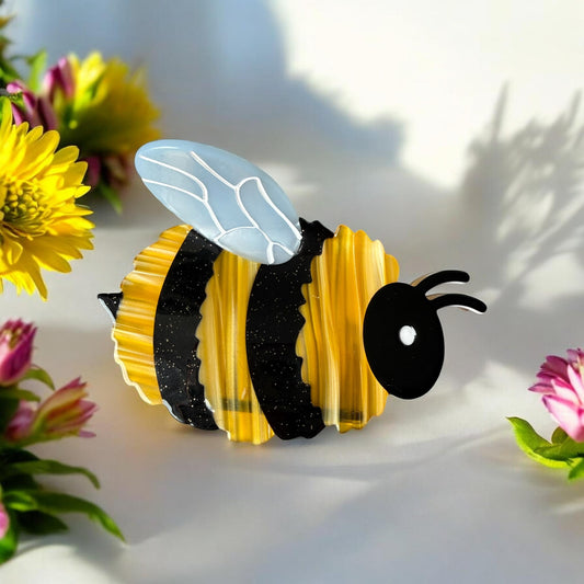 Bumble Bee Hair Claw