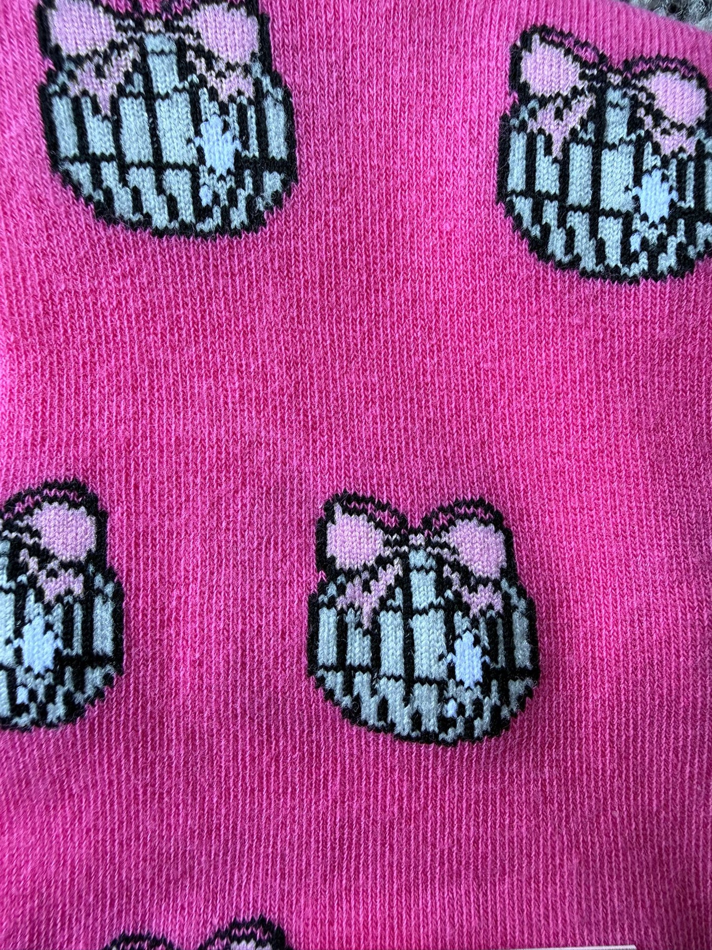 Disco Ball with Bow Socks - 2 for £16.50 Mix and Match