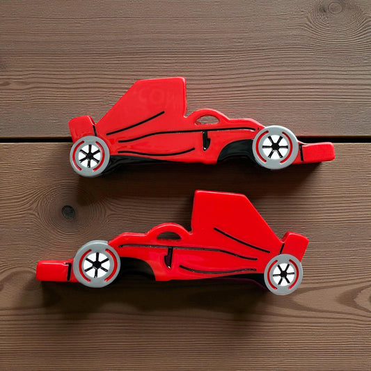 Ferrari F1 Car Hair Clip set - pack of TWO