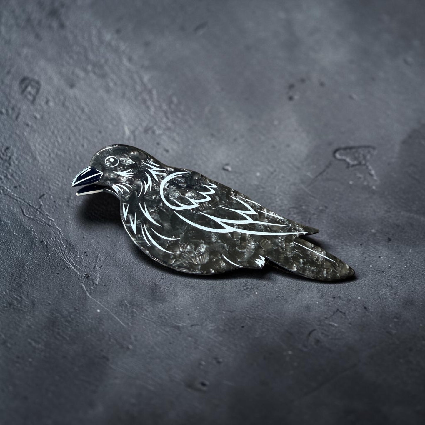 Crow Hair Clip / Claw Halloween