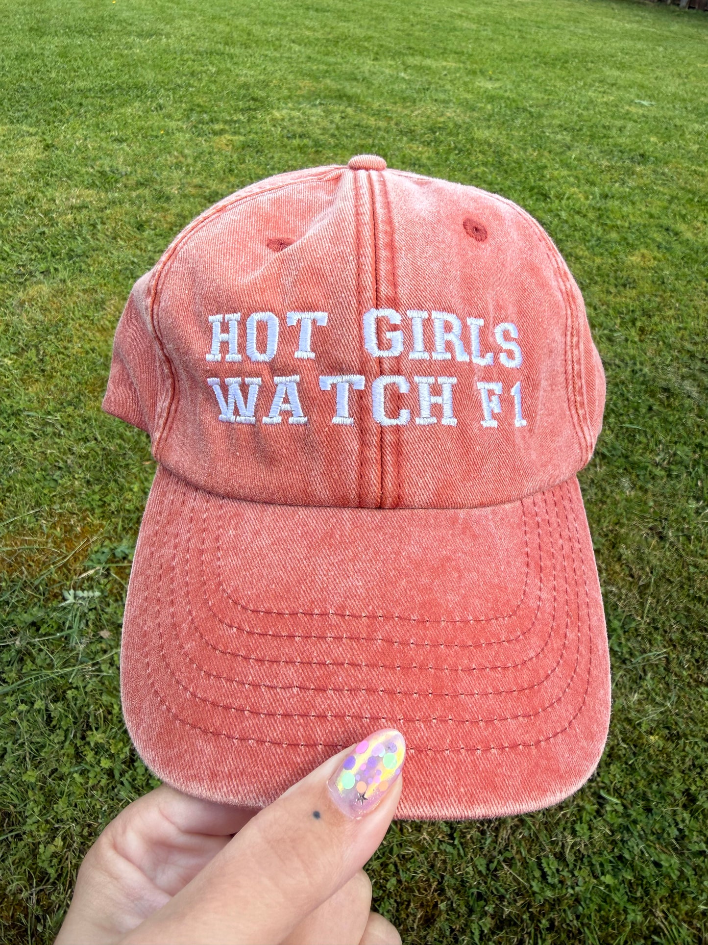 Hot Girls Watch F1 Cap - Custom Colours