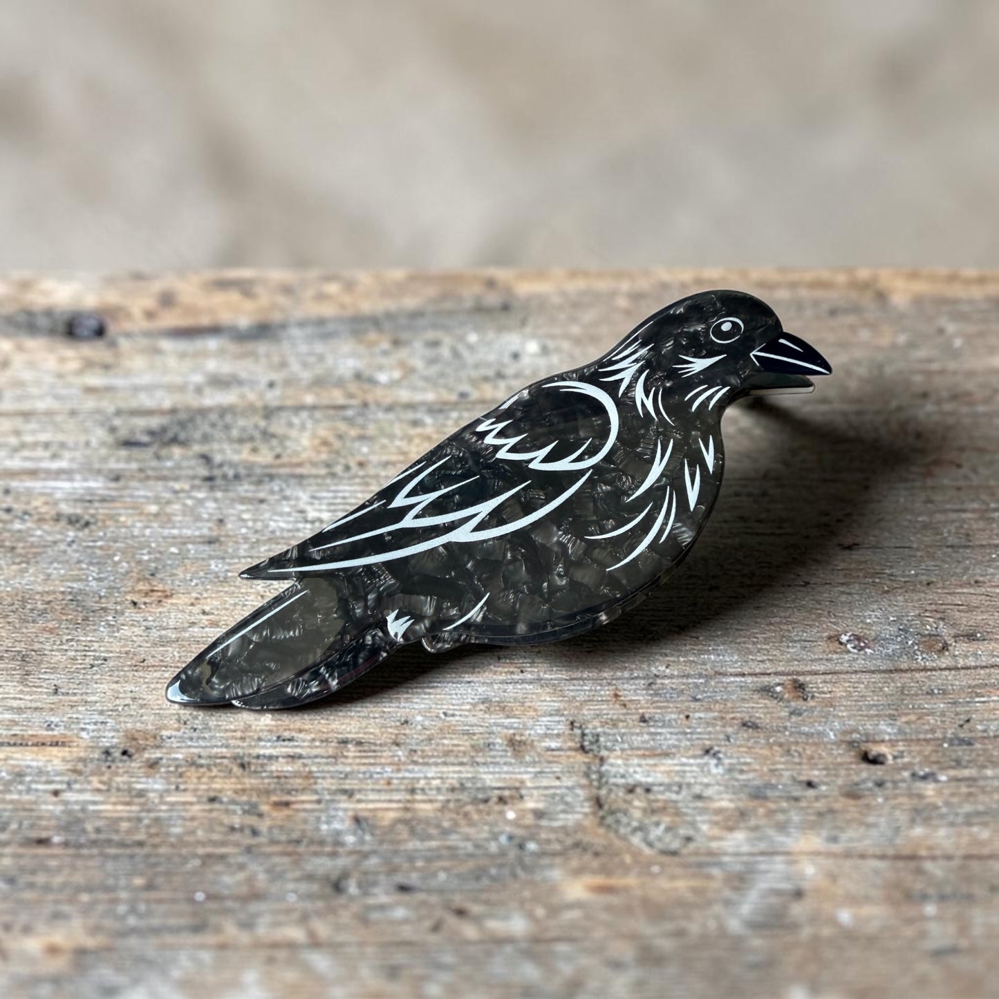 Crow Hair Clip / Claw Halloween