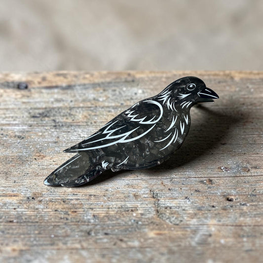 Crow Hair Clip / Claw Halloween