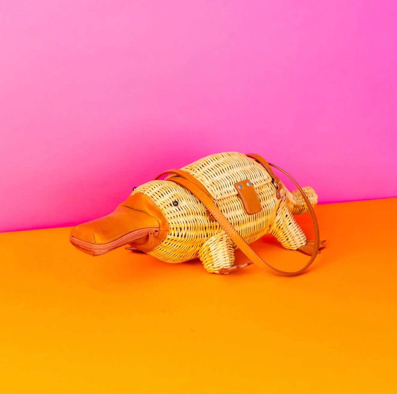 Wicker Darling Platypus Bag