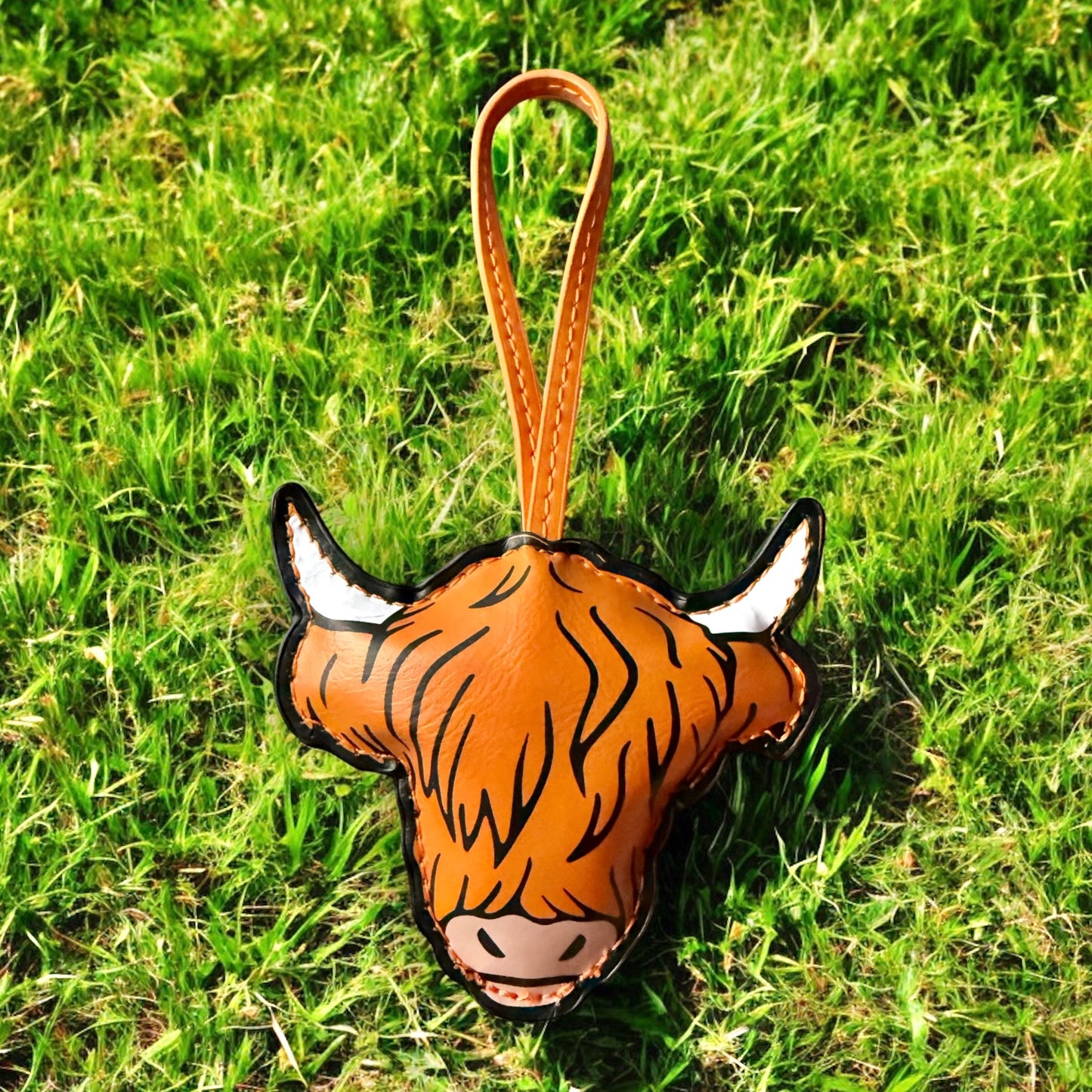 Highland Cow Bag Charm