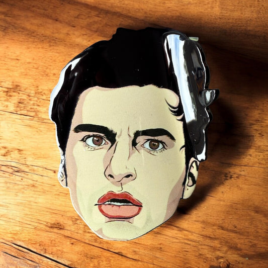 Carlos Sainz face hair clip/ claw