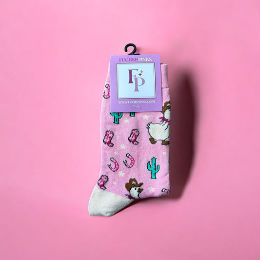 Cowboy Rodeo Silly Goose Socks - 2 for £16.50 Mix and Match