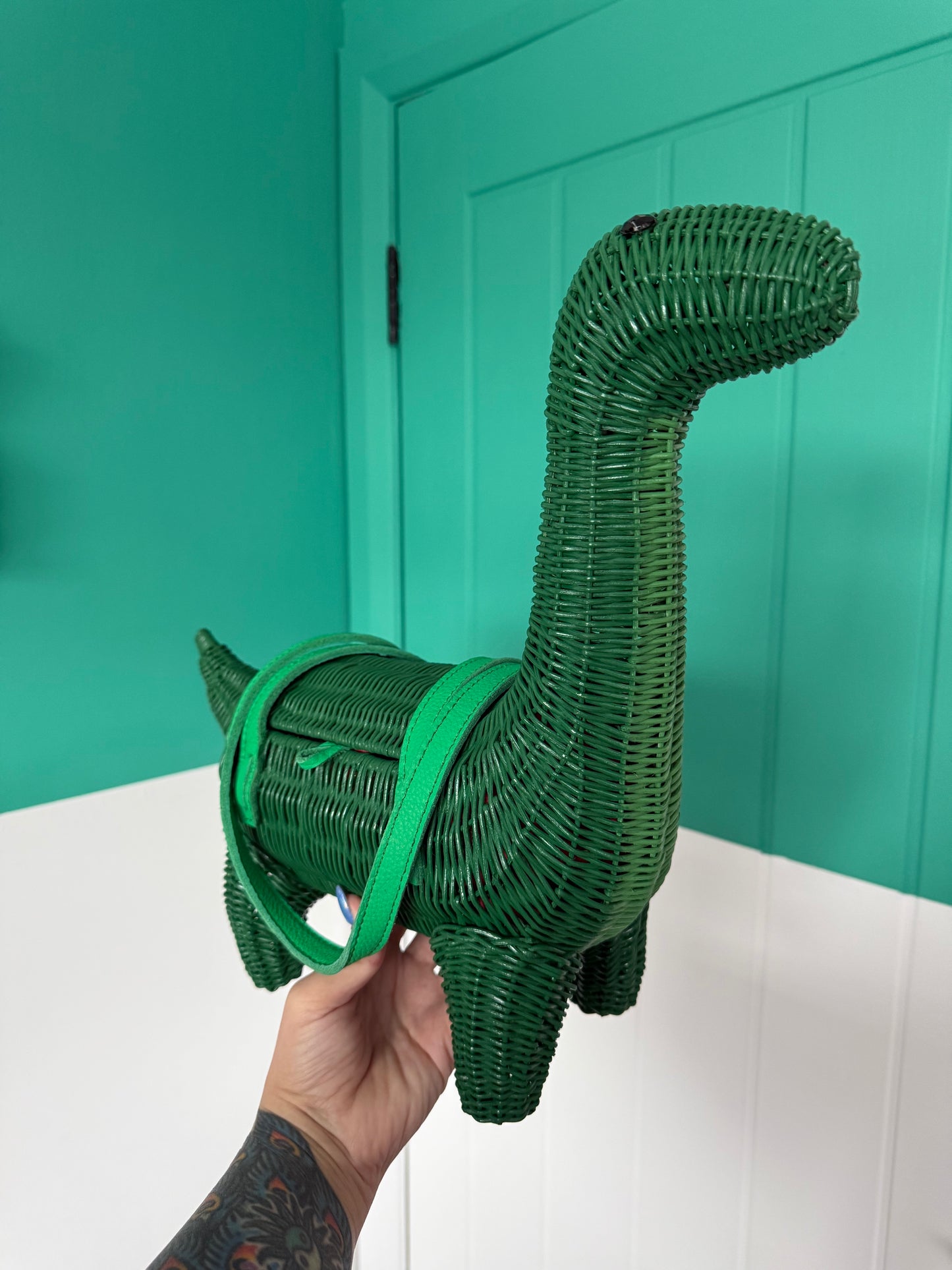 Wicker Darling Brontosaurus Bag