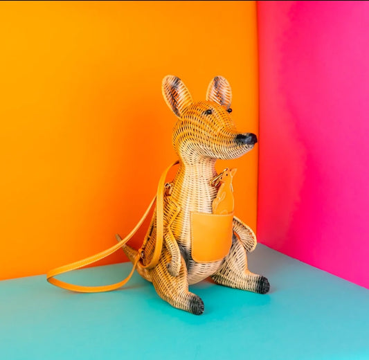 Wicker Darling Kangaroo bag