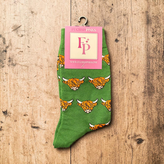 Highland Cow Socks - 2 for £16.50 Mix and Match