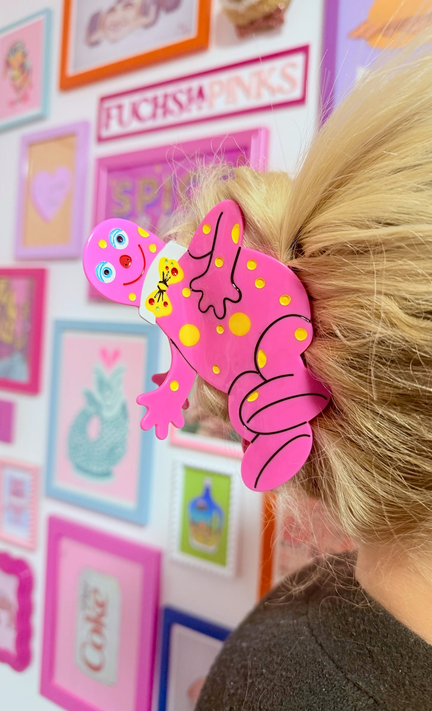 Mr Blobby - Hair Claw/Clip