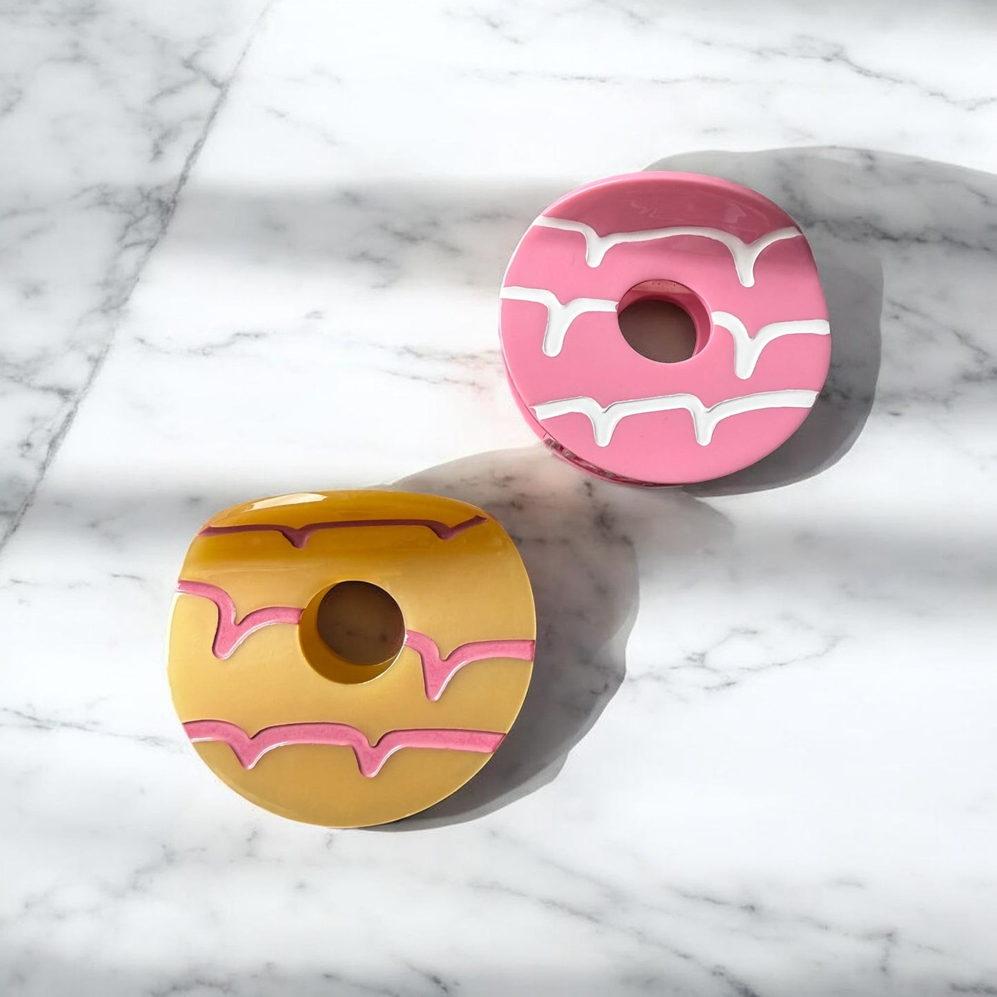 Party Ring Biscuit - Hair Clip / Claw - 2 for £24