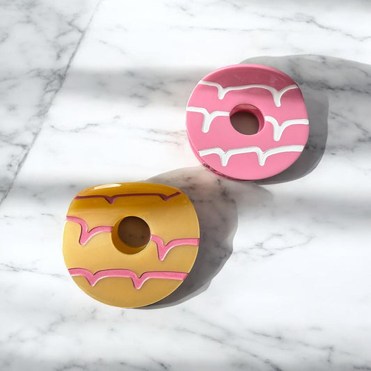 Party Ring Biscuit - Hair Clip / Claw - 2 for £24